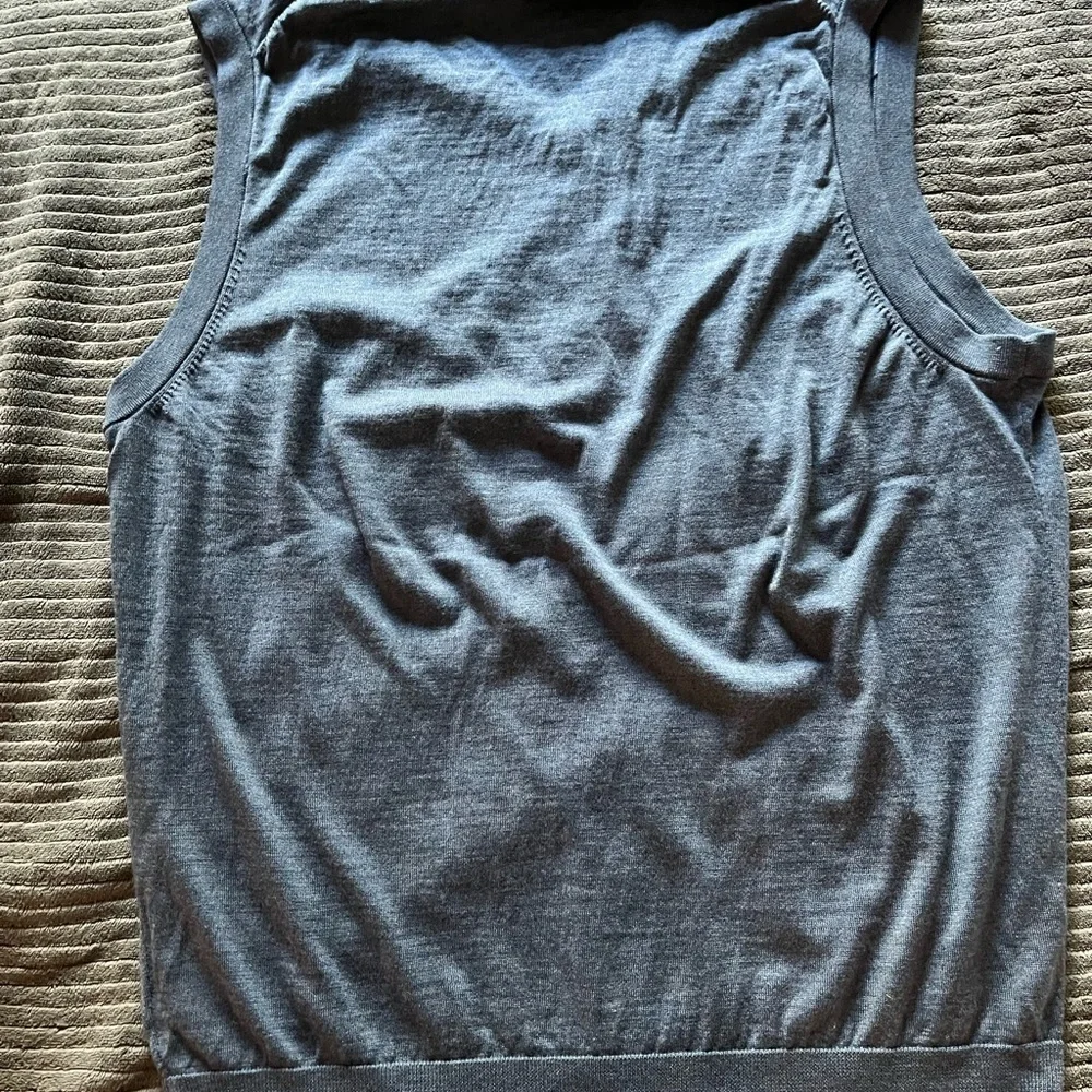 Brooks Brothers Charcoal V-Neck Sweater